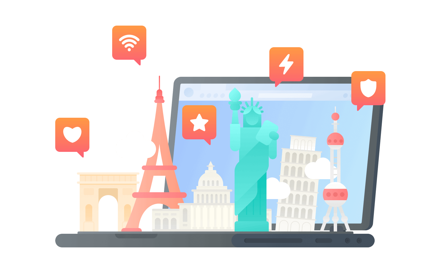 在法属圭亚那连接到中国的代理 - 返华VPN